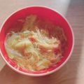 Noa1112's cooksnap of when they made カニカマの旨味♡春雨スープ.