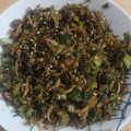ちーゆづアーちゃん☆'s cooksnap of when they made 【10分で完成】小魚とかぶの葉のふりかけ.