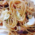 まーく71's cooksnap of when they made 角煮とネギのパスタ.