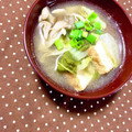 ふたごゆき's cooksnap of when they made 厚揚げときのこのみそ汁簡単ダイエットにも.