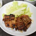 うららすもも's cooksnap of when they made 豚バラブロックの甘酢たれ丼.