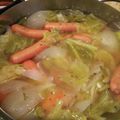 蒼井音子's cooksnap of when they made ゆる簡単ポトフ☆残り野菜でコンソメスープ.
