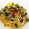 magmac's cooksnap of when they made キノコたっぷり和風！明太子パスタ.