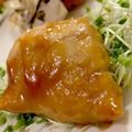 MULA's cooksnap of when they made トロ鯵の黒酢蒲焼き.