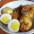低カロ探検隊's cooksnap of when they made 手羽元と茹で玉子のほったらかし甘辛煮.