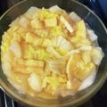 yunapi☆'s cooksnap of when they made 白菜と油揚げ☆簡単☆白だし煮.