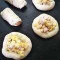 みみ母's cooksnap of when they made うちの大人気パン☆ハムコーンパン♪.