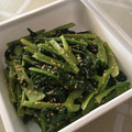 okapi☆☆'s cooksnap of when they made おうち居酒屋☆小松菜の胡麻和え~韓国風~.