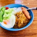 ねっちゃんっ's cooksnap of when they made 1人ランチに♬野菜炒めとカレーのプレート.