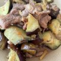 arariko's cooksnap of when they made 甘辛味の常備菜☆なすと豚肉の生姜味噌炒め.