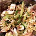 スティッチ。☆'s cooksnap of when they made ミョウガ香るきゅうりササミのサラダ.