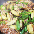 churu's cooksnap of when they made 簡単☆なすと挽肉とピーマンの味噌炒め.