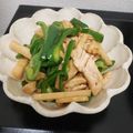 ｈｋｏｒ's cooksnap of when they made 鶏ササミと竹の子ピーマンの青椒肉絲.