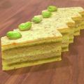 okono's cooksnap of when they made オペラ風✿ピスタチオケーキ.