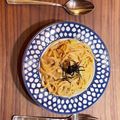 nikkiechiu's cooksnap of when they made 明太子とアボカドのクリームスパゲッティ.