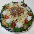 クックSE24PQ☆'s cooksnap of when they made サッポロ一番 さばおろし大皿あえめん.