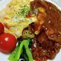 やつはしひじり's cooksnap of when they made ビーフシチューリメイク☆簡単！オムライス.