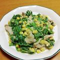 55才のおじさん's cooksnap of when they made 豚こま肉とほうれん草のオイマヨソテー.