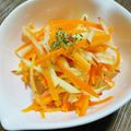 kinniko's cooksnap of when they made リンゴと人参のシャキシャキサラダ.