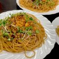 ルぴあ's cooksnap of when they made お豆腐ボロネーゼ 全粒粉パスタ.