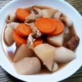 ポニーリボン's cooksnap of when they made 簡単＊カブと油揚げとちくわの煮物.