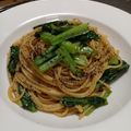 Ａ１５１＝監督's cooksnap of when they made ゆかりでパパッと！和風小松菜パスタ.