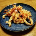 和☆2049's cooksnap of when they made おつまみに～♪さきいかの天婦羅～♪.