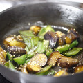 ガメコ's cooksnap of when they made ナスとピーマンのオイスターソース炒め.