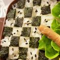ちゃまたまご's cooksnap of when they made (σ・∀・)σ可愛い【市松模様の海苔弁】.