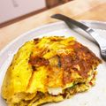 おりぼぶ's cooksnap of when they made パプリカのふわふわチーズオムレツ 卵消費.