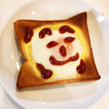 カナかおり's cooksnap of when they made 目玉焼きトースト+お絵描き.