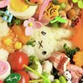 ☆ミルミル's cooksnap of when they made ミッフィーキャラ弁.
