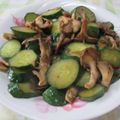 papepo☆'s cooksnap of when they made オリオ醤油クレソル炒め　舞茸きゅうり.