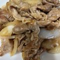 67luna's cooksnap of when they made 豚肉と玉ねぎの生姜味噌焼き.