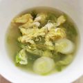 ダリア☆'s cooksnap of when they made ごま油香るふんわり卵レタスねぎのスープ.
