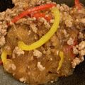 Kママ♡'s cooksnap of when they made 超簡単！挽き肉と春雨の3色ピーマン炒め！.