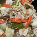 ﾌﾞﾚﾝﾀﾞ's cooksnap of when they made 子供が喜ぶ！豚小間と白菜と野菜の中華炒め.