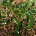 めぐまるママりんぼう's cooksnap of when they made 簡単♡無限♾ピーマンとおじゃこ炒め.