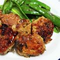 らうんじ美やお's cooksnap of when they made 簡単★照り焼きつくね★遠足・お弁当に最適.