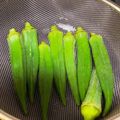 まきSU3LAH☆'s cooksnap of when they made シャキシャキ！！オクラのゆで方.