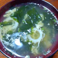 ムーミン☆ママ's cooksnap of when they made 卵とワカメのスープ.