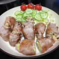 yare38☆'s cooksnap of when they made 豚ロース薄切り肉のはキャベチーズ巻き.