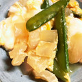 サクラポムポム's cooksnap of when they made さやえんどうと新玉ねぎの卵とじ♪.