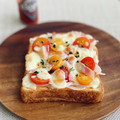 クック3539PY☆'s cooksnap of when they made 新タマネギ&トマトのピザトースト.