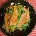 ローフウ子's cooksnap of when they made 三つ葉とさつま揚げのお浸し.