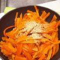 つー。＠たらこすぱ's cooksnap of when they made にんじんと油揚げのさっと煮.
