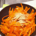つー。＠たらこすぱ's cooksnap of when they made にんじんと油揚げのさっと煮.