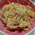 イナバウアーー's cooksnap of when they made 簡単♡もやしとカニカマの卵入り中華炒め♡.