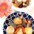 しーてっぷ's cooksnap of when they made 筑前煮風☆里芋ニンジン蓮根椎茸の煮物.