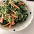 さゆゆゆこ's cooksnap of when they made 小松菜の胡麻味噌マヨ和え♡お弁当にも♡.